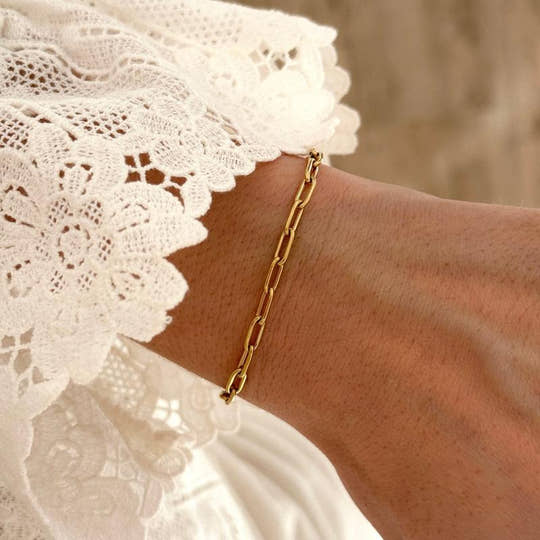 Bracelet chaine acier