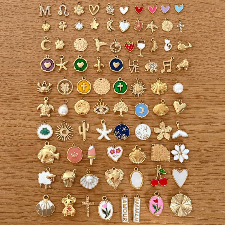 Bracelet charms personnalisable acier, vue 3