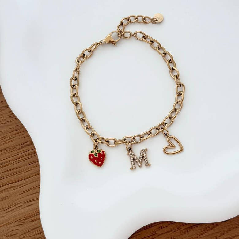 Bracelet charms personnalisable acier, vue 7
