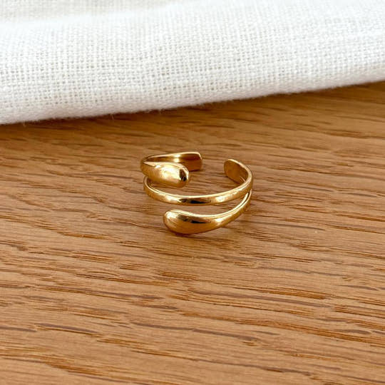 Bague "Glory" acier