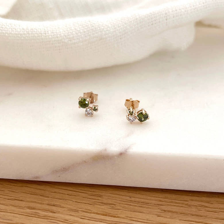 Boucles d'oreilles "Viana" plaqué or
