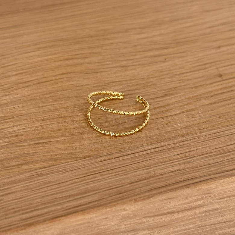 Bague "Lia" acier, vue 3