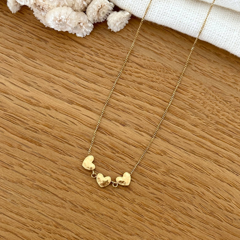Collier "Judie" acier, vue 2