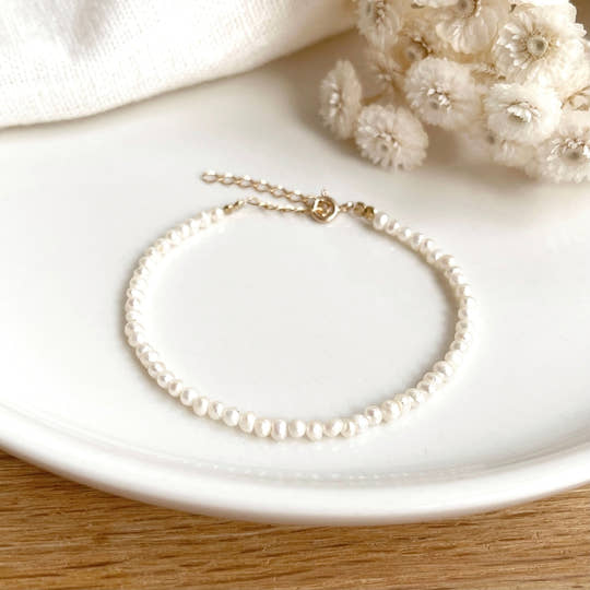 Bracelet "Pearl" plaqué or