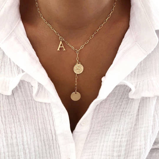 Collier "Caprice" astro plaqué or