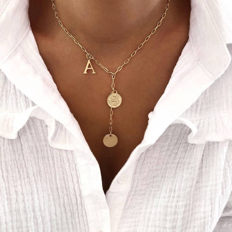 Collier "Caprice" astro plaqué or