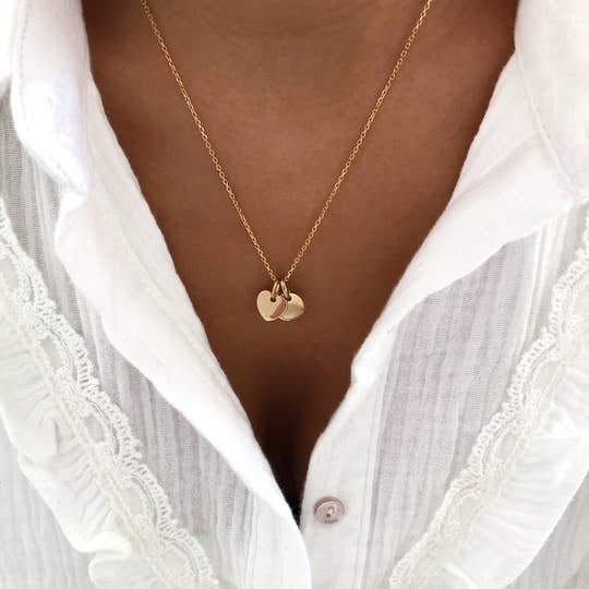 Collier "Lovely" plaqué or