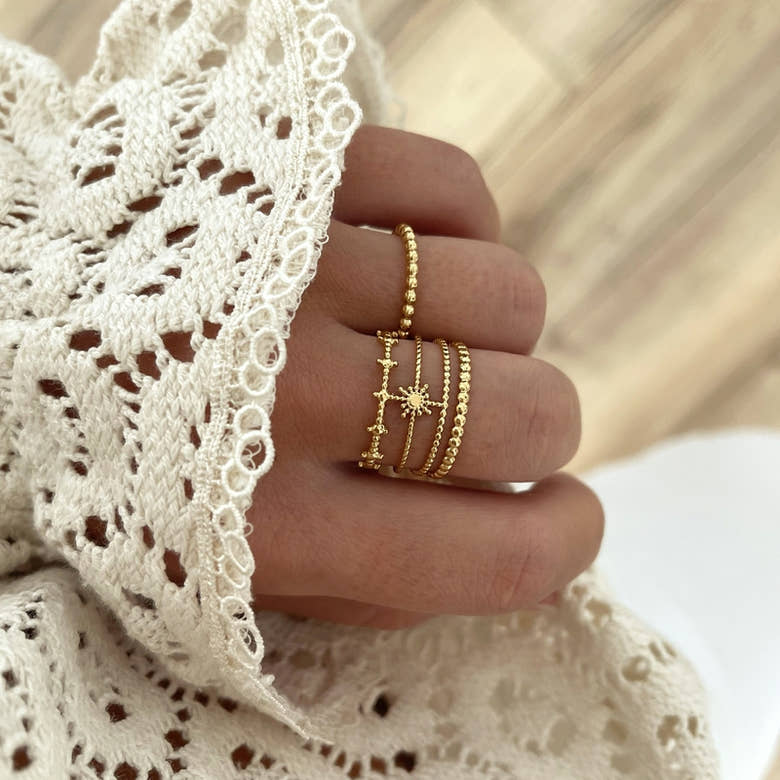 Bague "Chiara" acier
