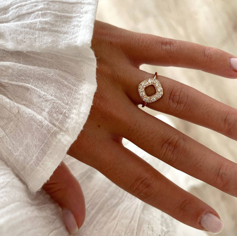 Bague "Laurie" plaqué or