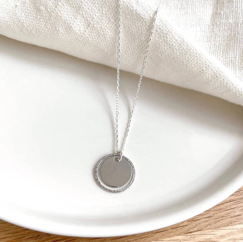 Collier "Capri" argent, vue 2