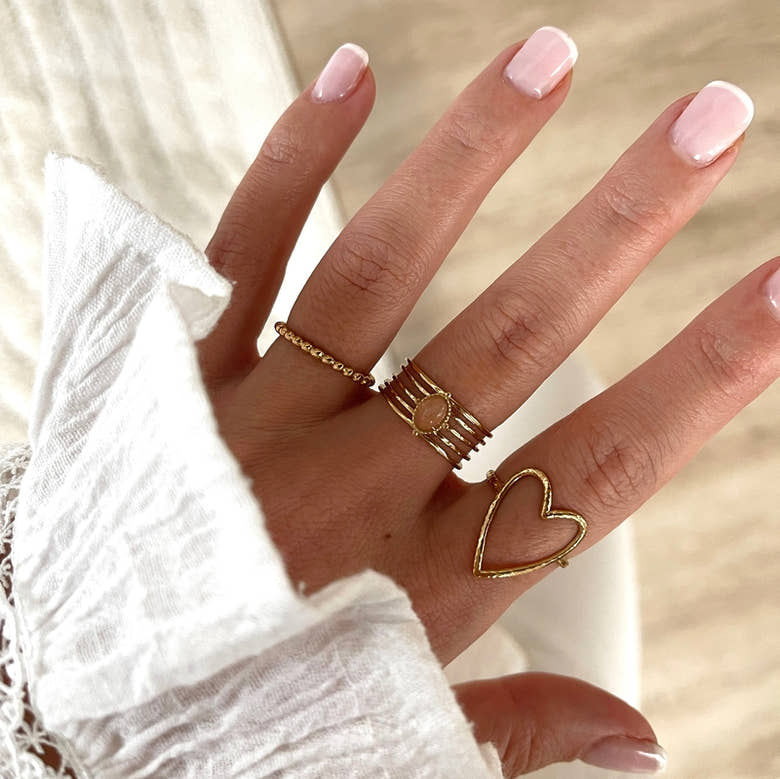 Bague "Manissa" acier, vue 2