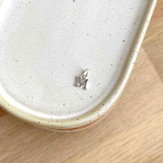 Mini Pendentif "Initial" argent