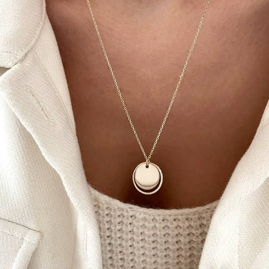 Collier "Capri" plaqué or