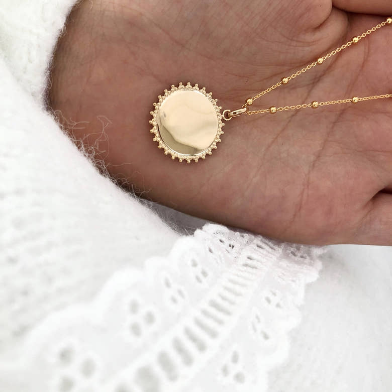 Collier "Sona" plaqué or