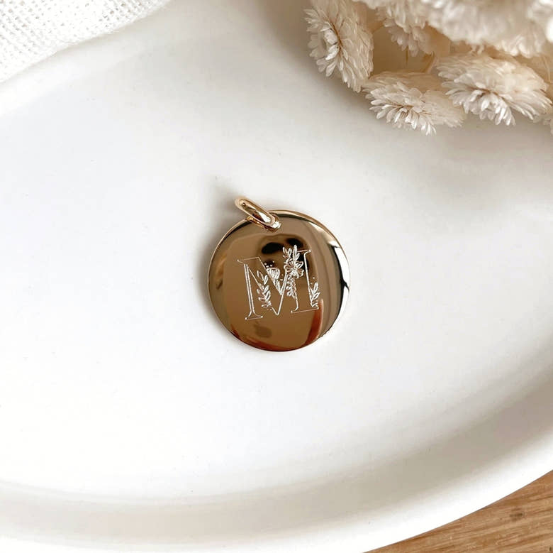 Pendentif "Jacinthe" plaqué or