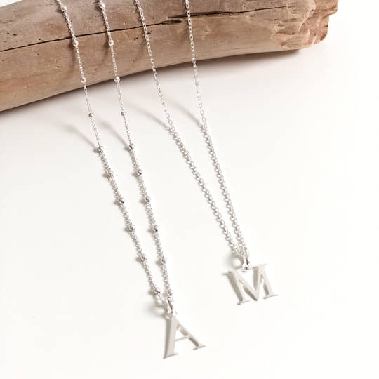 Collier "Alpha" argent