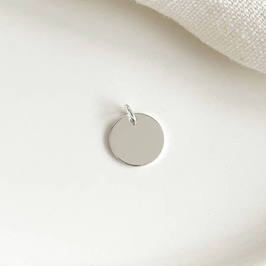 Pendentif "Médaille 1,5cm" argent