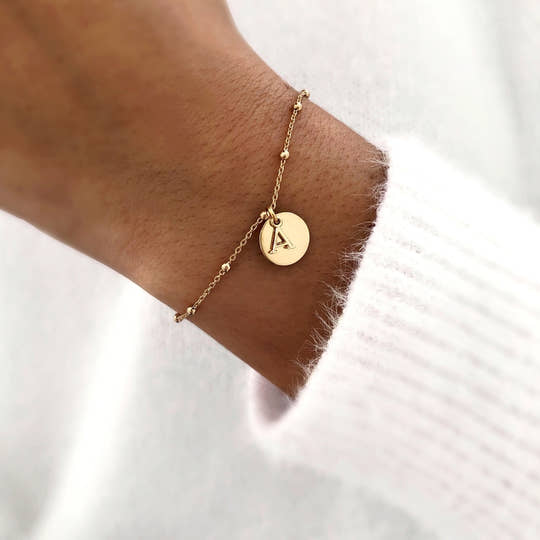 Bracelet "Omega" plaqué or